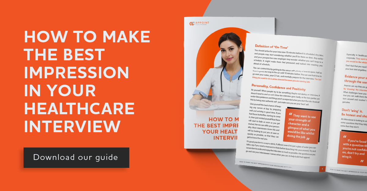 How To Make The Best Impression In Your Healthcare Interview